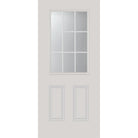 Clear 9 Lite Glass and Frame Kit (Interior 1 3/8" Door Thickness - Half Lite) - Pease Doors: The Door Store