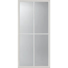 Clear 4 Lite Glass and Frame Kit (3/4 Lite 24" x 50" Frame Size) - Pease Doors: The Door Store