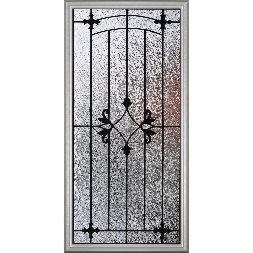 Charleston Glass and Frame Kit (3/4 Lite 24" x 50" Frame Size) - Pease Doors: The Door Store