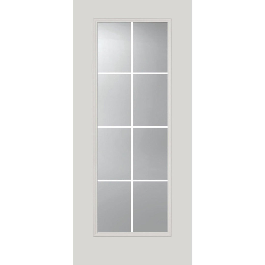 Grills Between Glass 8 Lite Glass and Frame Kit (Full Lite) - Pease Doors: The Door Store