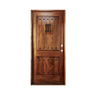 36" Prehung Mahogany Entry Door System (Speakeasy Clavos) - Pease Doors: The Door Store