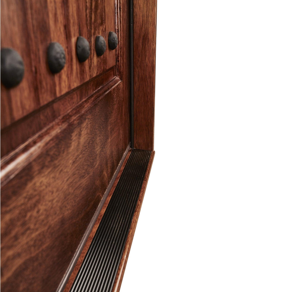 36" Prehung Mahogany Entry Door System (Speakeasy Clavos) - Pease Doors: The Door Store