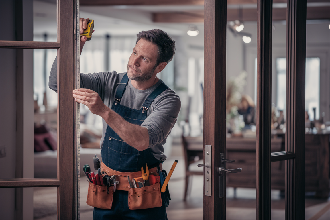 Door Measuring in progress