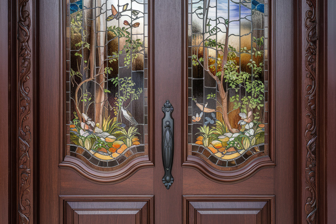 How Wood Front Doors with Glass Add Charm and Value to Your Home