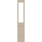 Fiberglass Sidelite Panel (Half Lite), Tan Woodgrain
