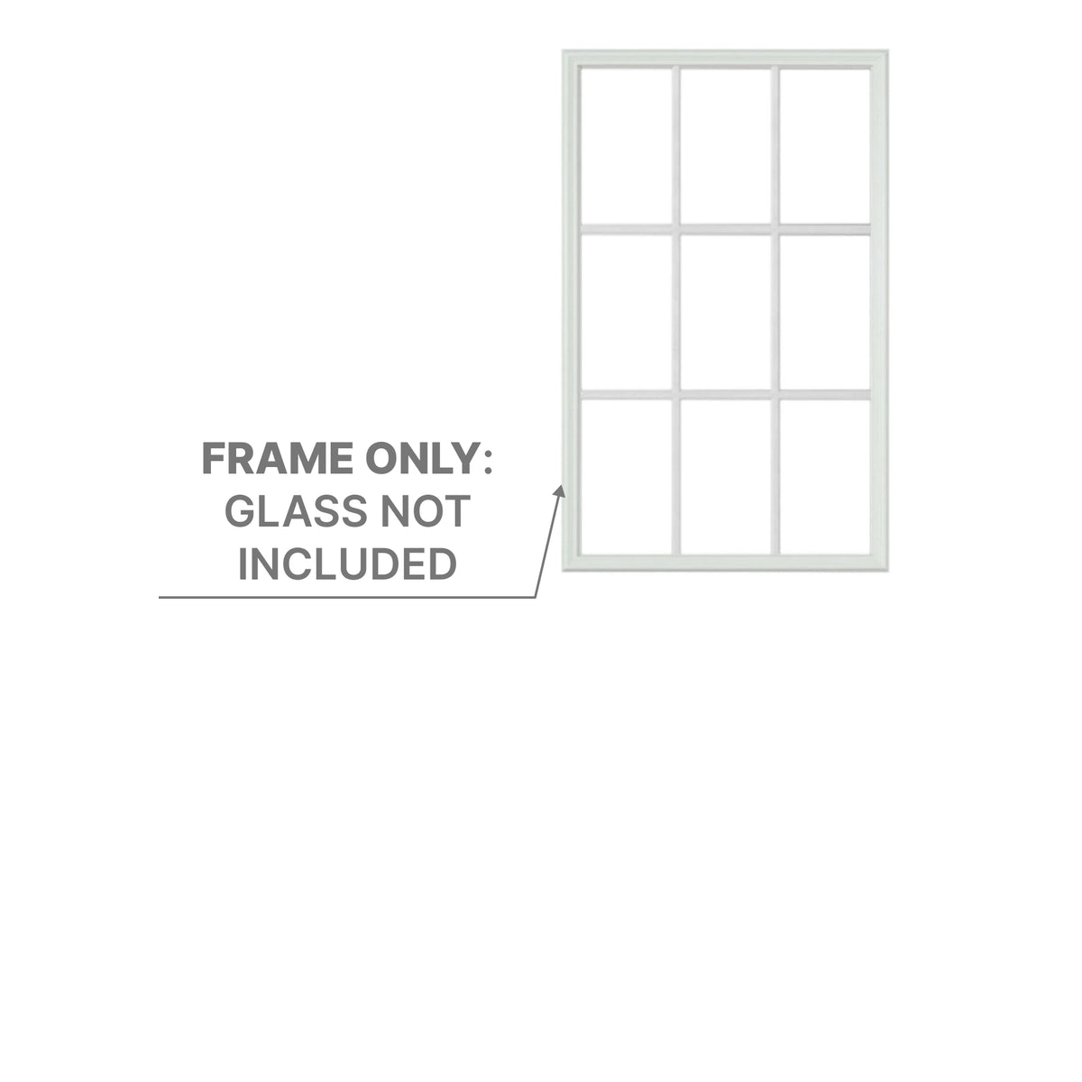 Half Lite Frame Kit with 9 Grids
