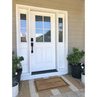 Clear 2 Lite Glass and Frame Kit (Half Sidelite 10" x 38" Frame Size) - Pease Doors: The Door Store