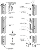 Thermal Aluminum Astragal (Bronze Stainable) - Pease Doors: The Door Store