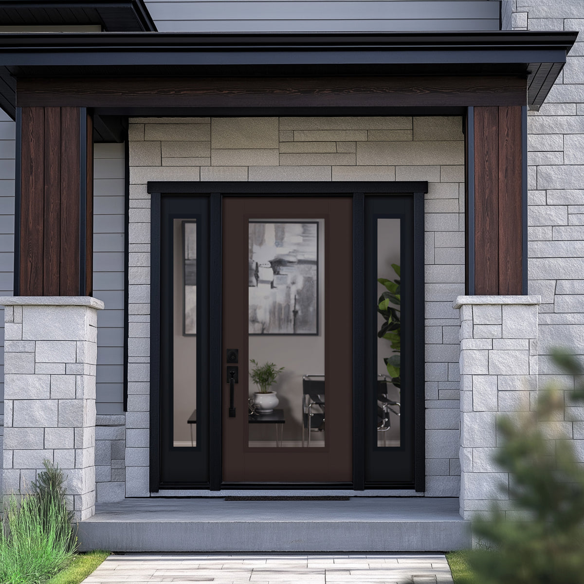 Clear 1 Lite Glass and Frame Kit (Full Sidelite)