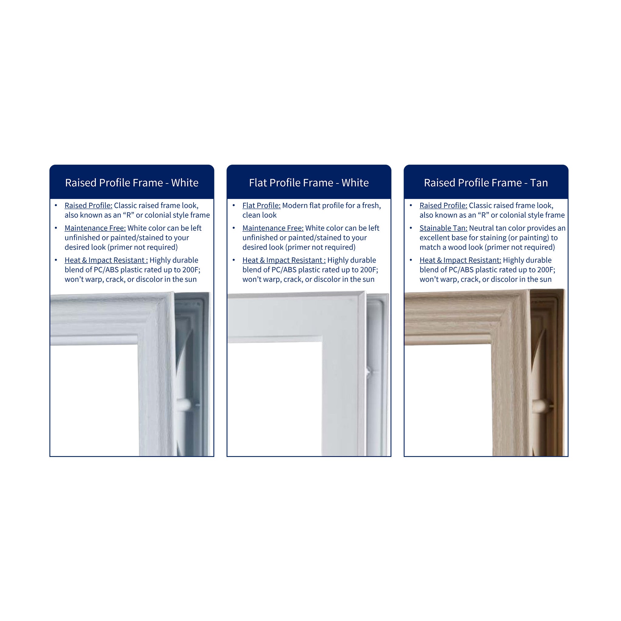 Clear 1 Lite Glass and Frame Kit (Full Lite)