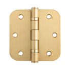 Interior stainless steel ball bearing door hinge 3.5 inch, Satin Brass