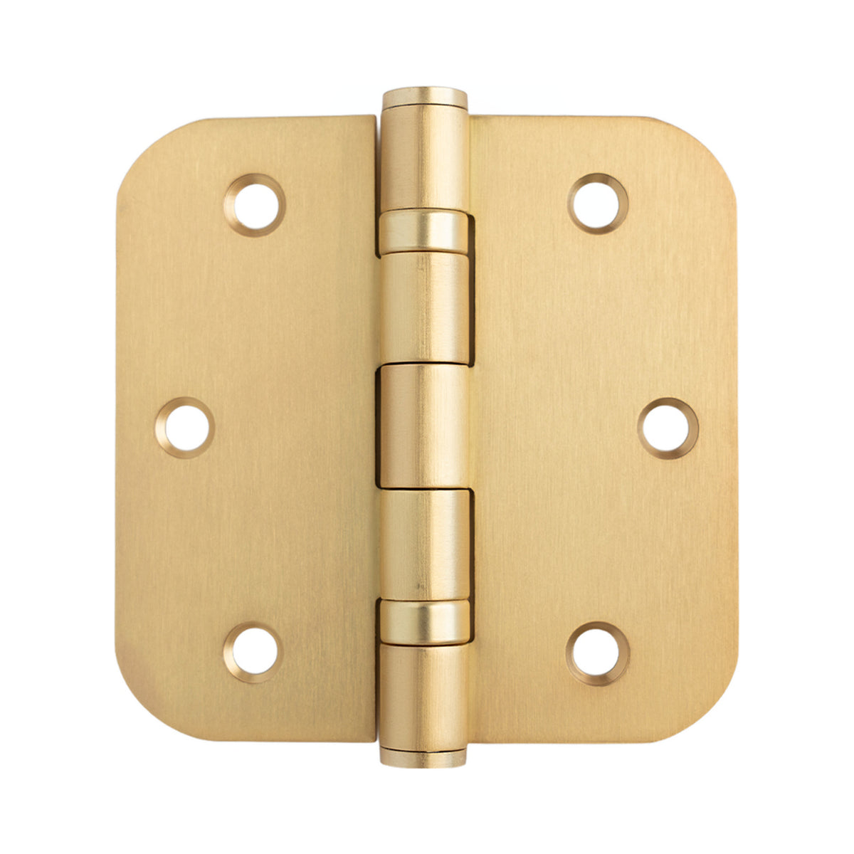 Interior stainless steel ball bearing door hinge 3.5 inch, Satin Brass
