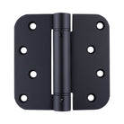 Stainless steel spring self-closing door hinge 4 inch, Flat Black