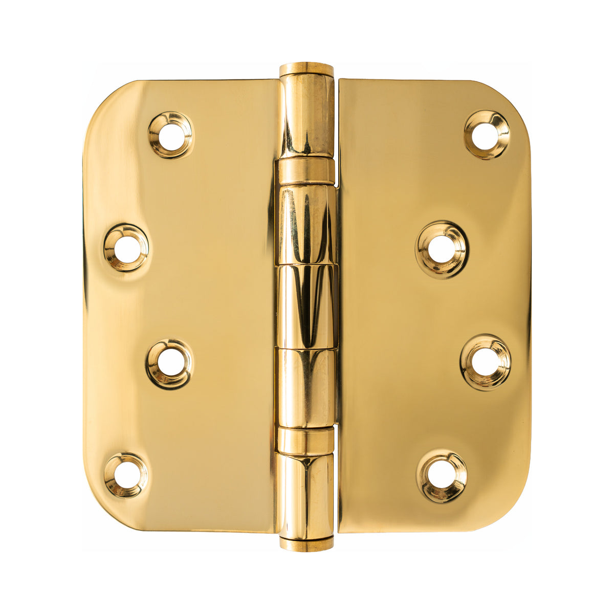 Stainless steel ball bearing door hinge 4 inch, Polished Brass