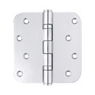 Stainless steel ball bearing door hinge 4 inch, Polished Chrome