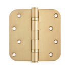 Stainless steel ball bearing door hinge 4 inch, Satin Brass