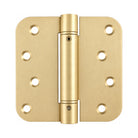 Stainless steel spring self-closing door hinge 4 inch, Satin Brass