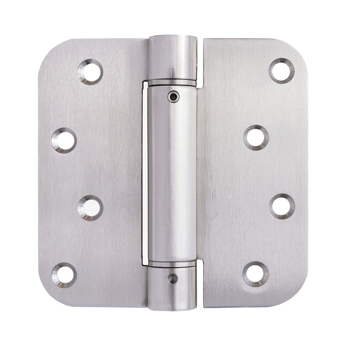 Stainless steel spring self-closing door hinge 4 inch, Satin Nickel