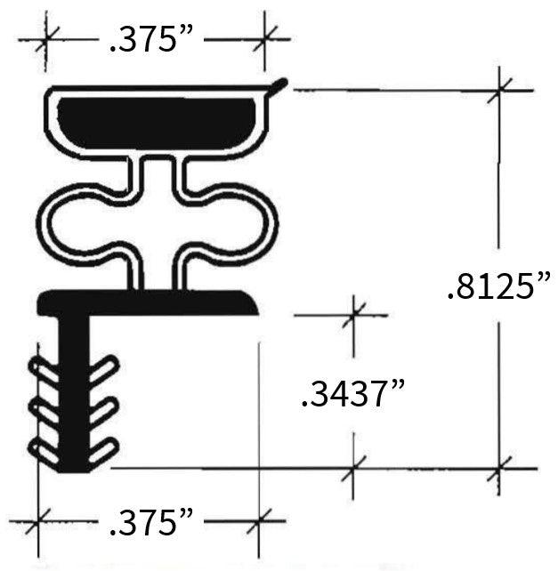 81 High Reach Magnetic Weatherstrip Set (3 pieces) – Pease Doors: The Door  Store