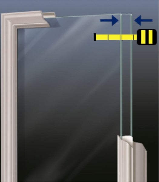 Measuring Door Glass – Pease Doors: The Door Store