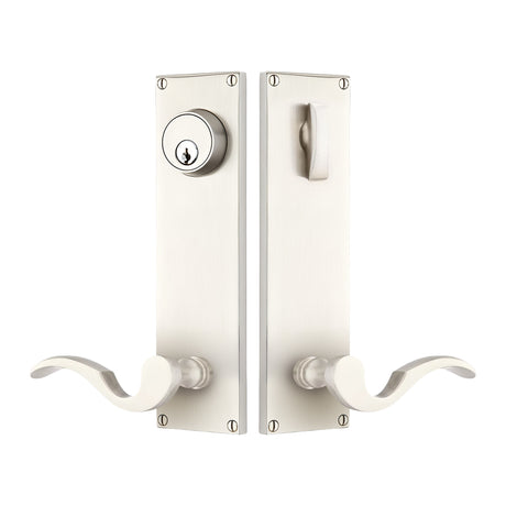 Modern Sideplate Entry Lockset by Emtek