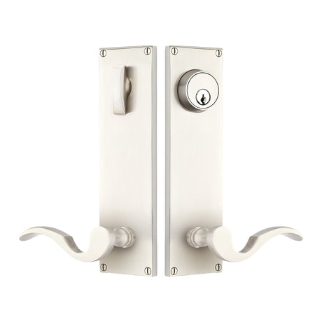 Modern Sideplate Entry Lockset by Emtek