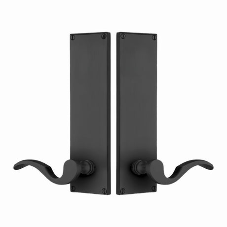 Modern Sideplate Entry Lockset by Emtek
