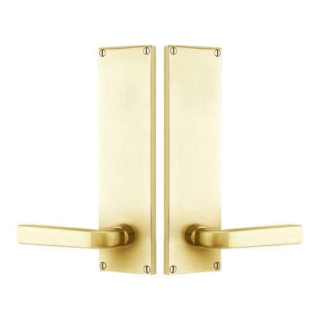 Modern Sideplate Entry Lockset by Emtek