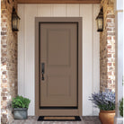 2 Panel fiberglass entry door, shown installed