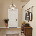 6 Panel steel entry door, shown installed