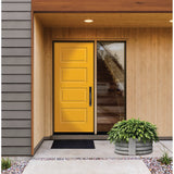 4 Panel Urban steel entry door, shown installed