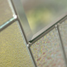 Close-up of Austin glass showing its texture and pattern