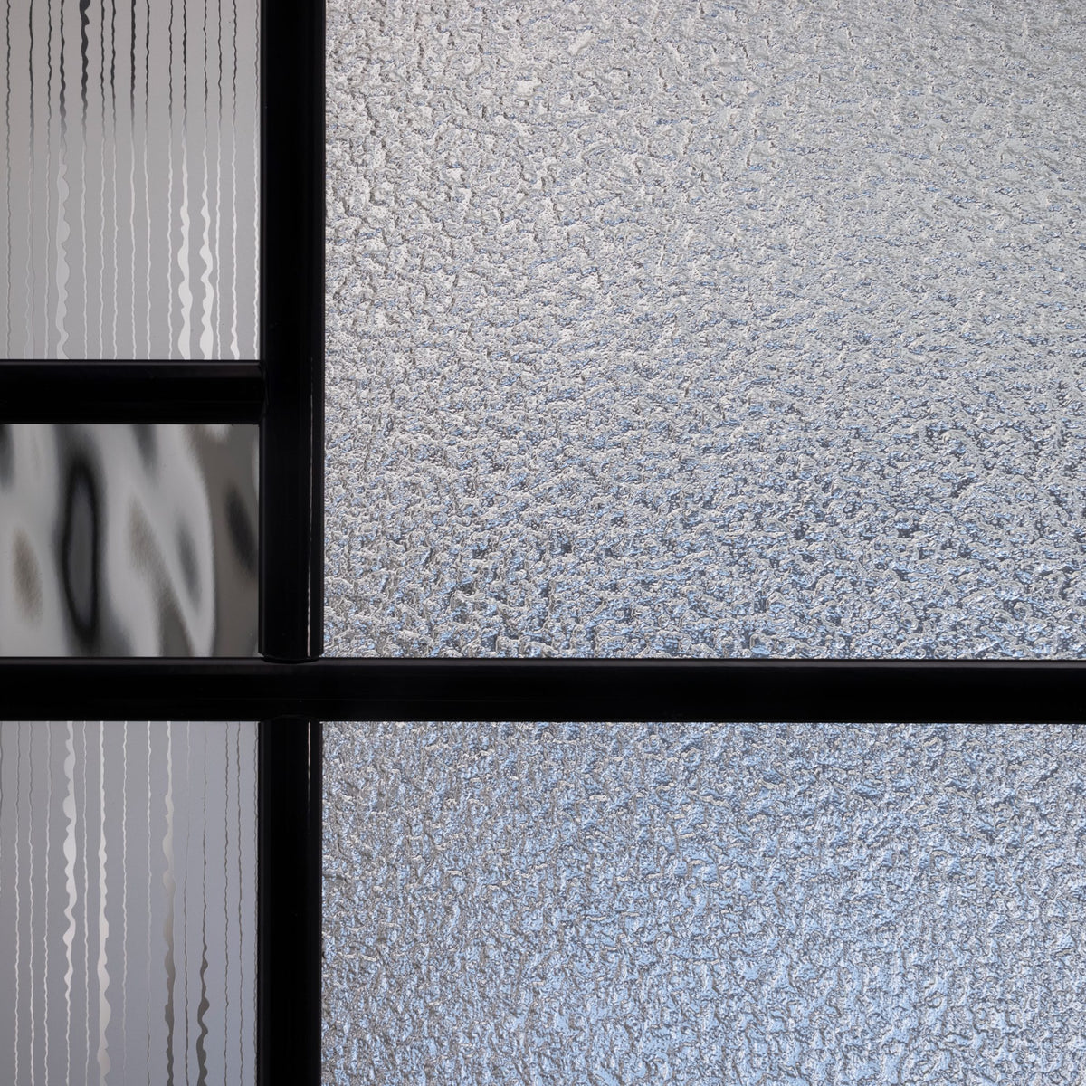 Close-up of Dexter glass showing its texture and pattern