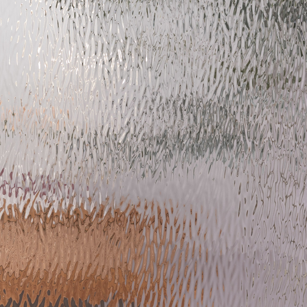 Double Waterglass glass in front of a room, showing how much of the view it hides