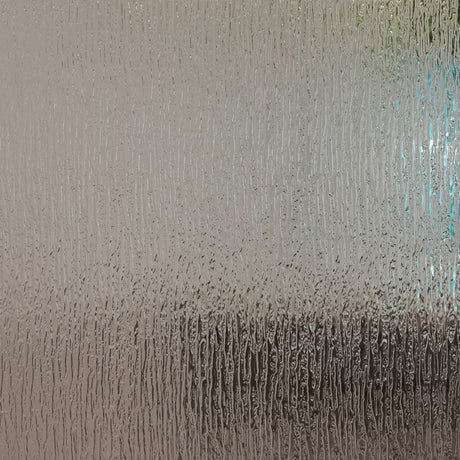 Rain glass in front of a room, showing how much of the view it hides