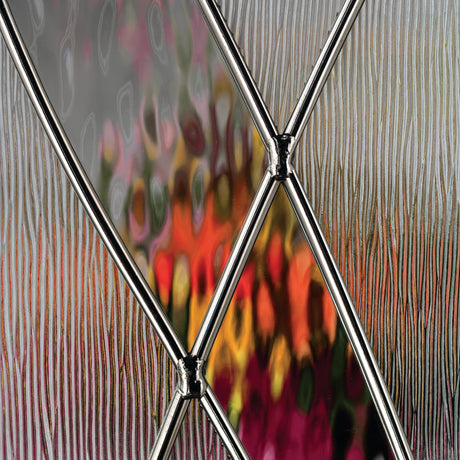 Close-up of Waterside glass showing its texture and pattern