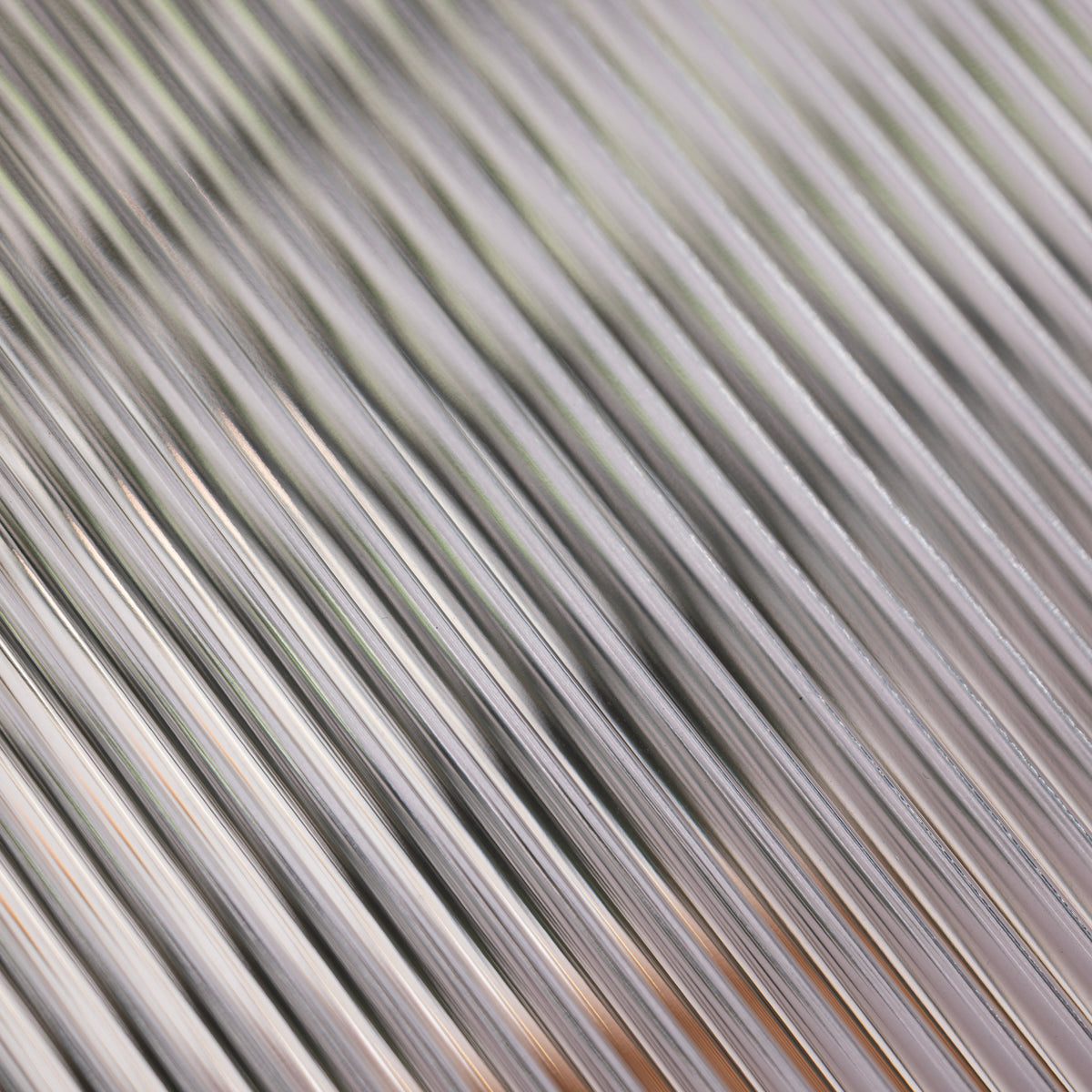 Close-up of Wide Reed glass showing its texture and pattern