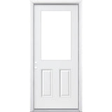 34" x 80" Prehung Smooth Fiberglass Entry Door System (6 Panel) - Pease Doors: The Door Store