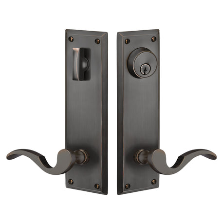Quincy Sideplate Entry Lockset by Emtek
