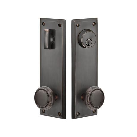 Quincy Sideplate Entry Lockset by Emtek