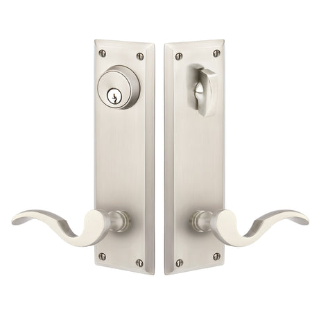 Quincy Sideplate Entry Lockset by Emtek