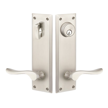 Quincy Sideplate Entry Lockset by Emtek