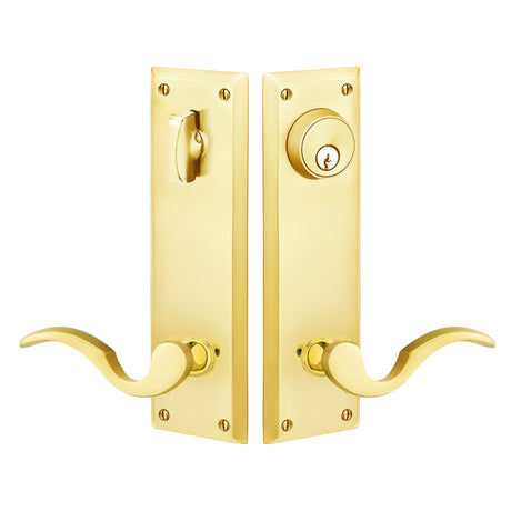 Quincy Sideplate Entry Lockset by Emtek