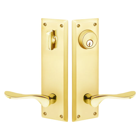 Quincy Sideplate Entry Lockset by Emtek