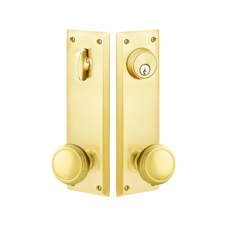 Quincy Sideplate Entry Lockset by Emtek