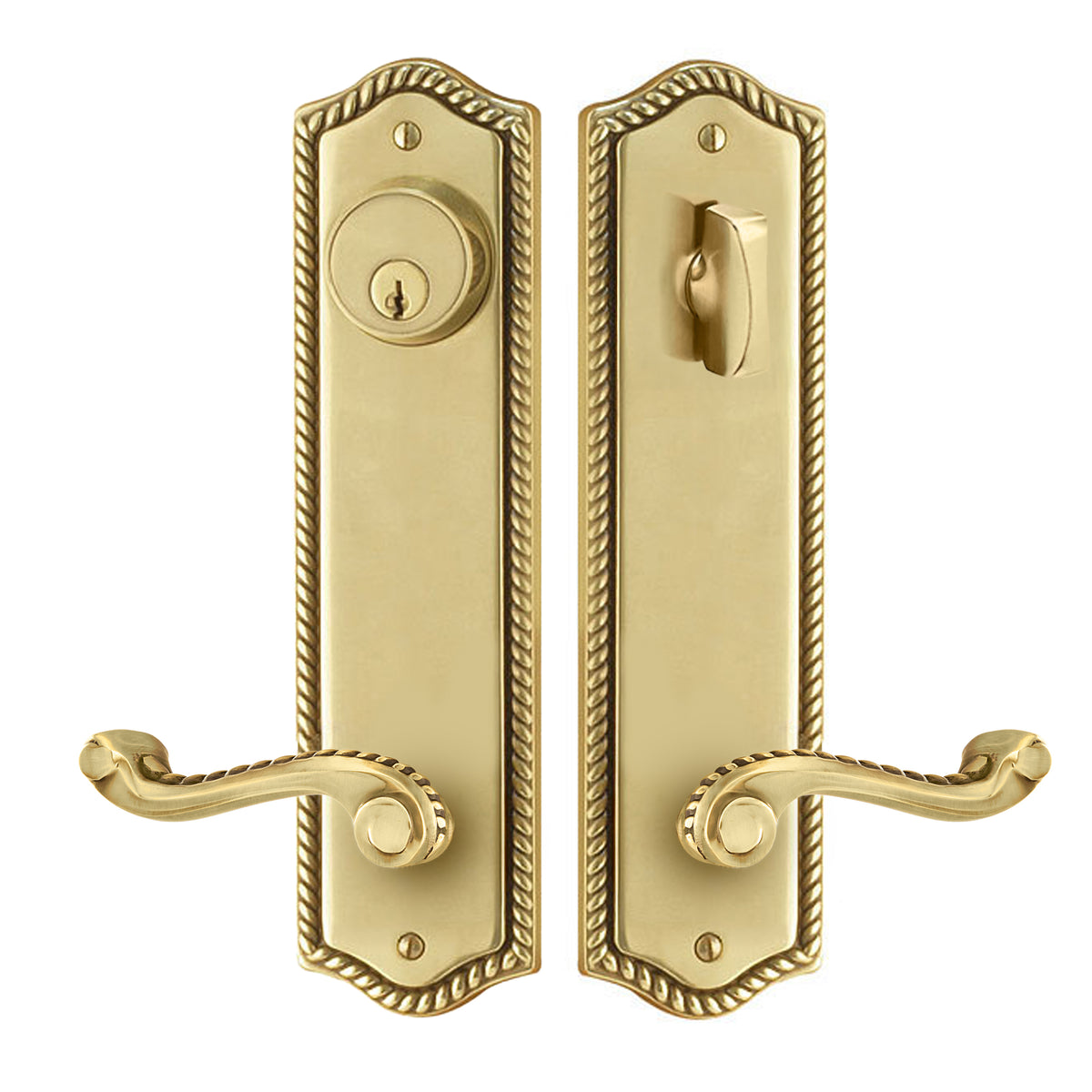 Bolt Rope Entry Rope Sideplate Entry Lockset by Emtek – Pease Doors: The Door Store