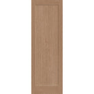 Fiberglass entry door, 1 panel shaker, 32" x 96", tan woodgrain finish