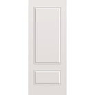 Steel edge entry door, 2 panel 3/4, 32" x 80", primed white finish