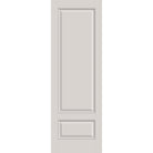Fiberglass entry door, 2 panel 3/4, 32" x 96", white satin smooth finish