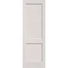 Fiberglass entry door, 2 panel shaker, 32" x 96", white satin smooth finish